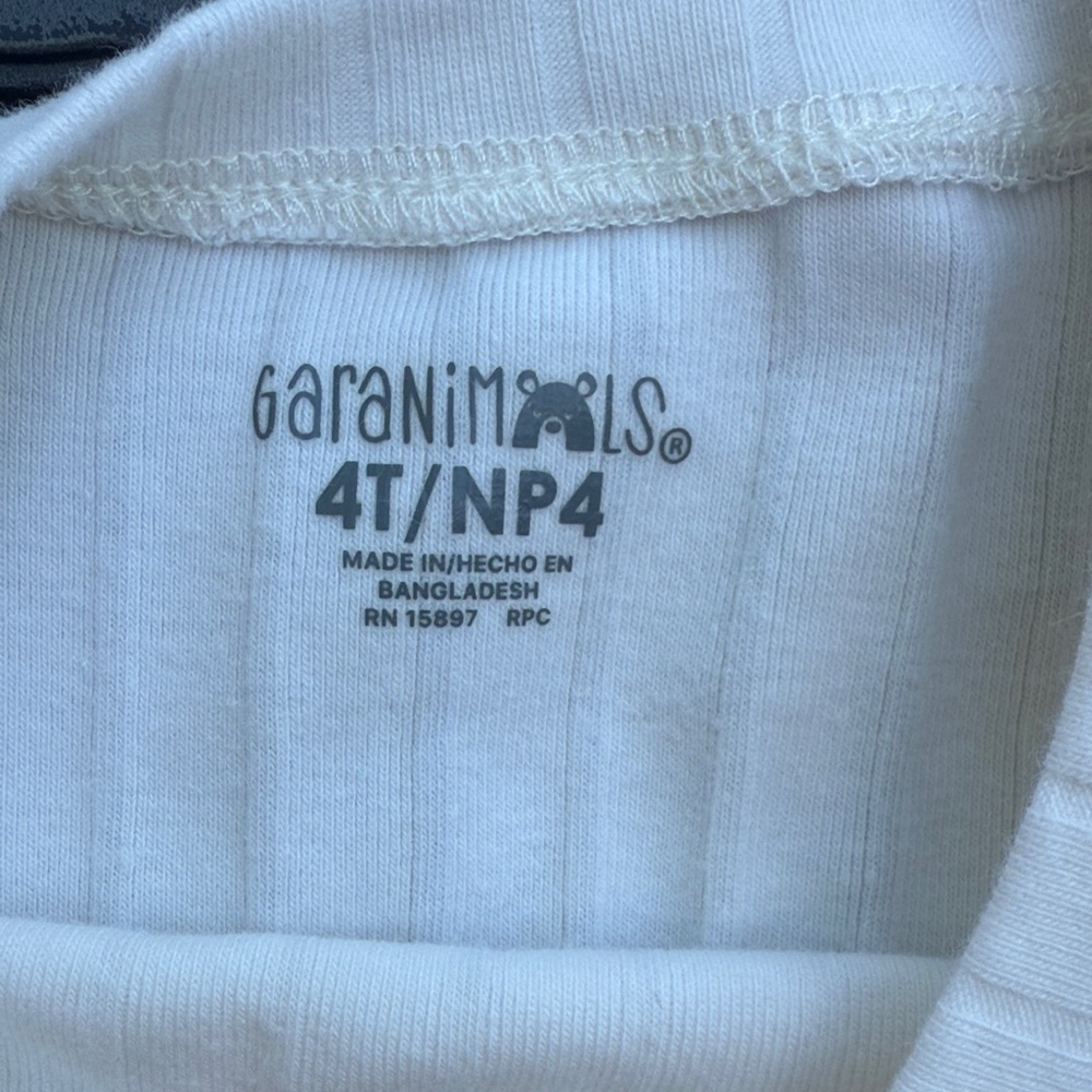 Garanimals White Ribbed Top - Picture 2 of 2